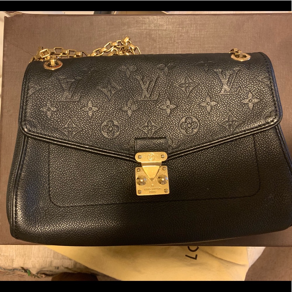 LV Gold And Black Bag